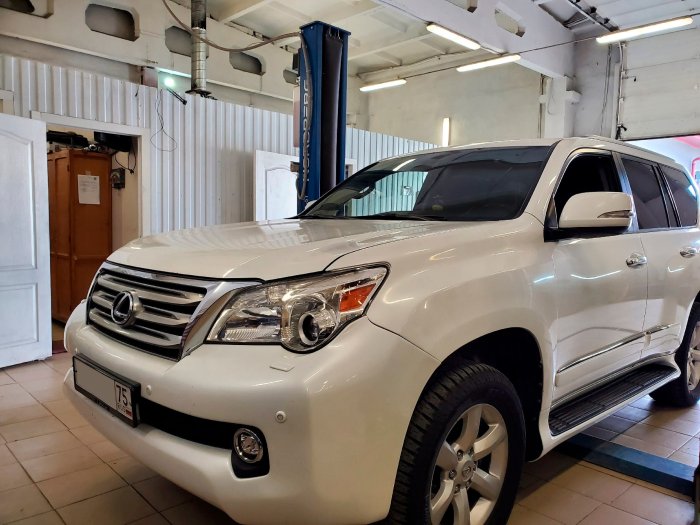 Ремонт задних пневмобаллонов Lexus GX