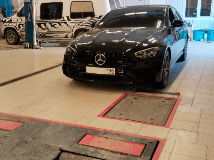 Обслуживания пневмоподвески Мерседес