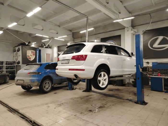 Обслуживаем пневмоподвеску Audi Q7 первого поколения