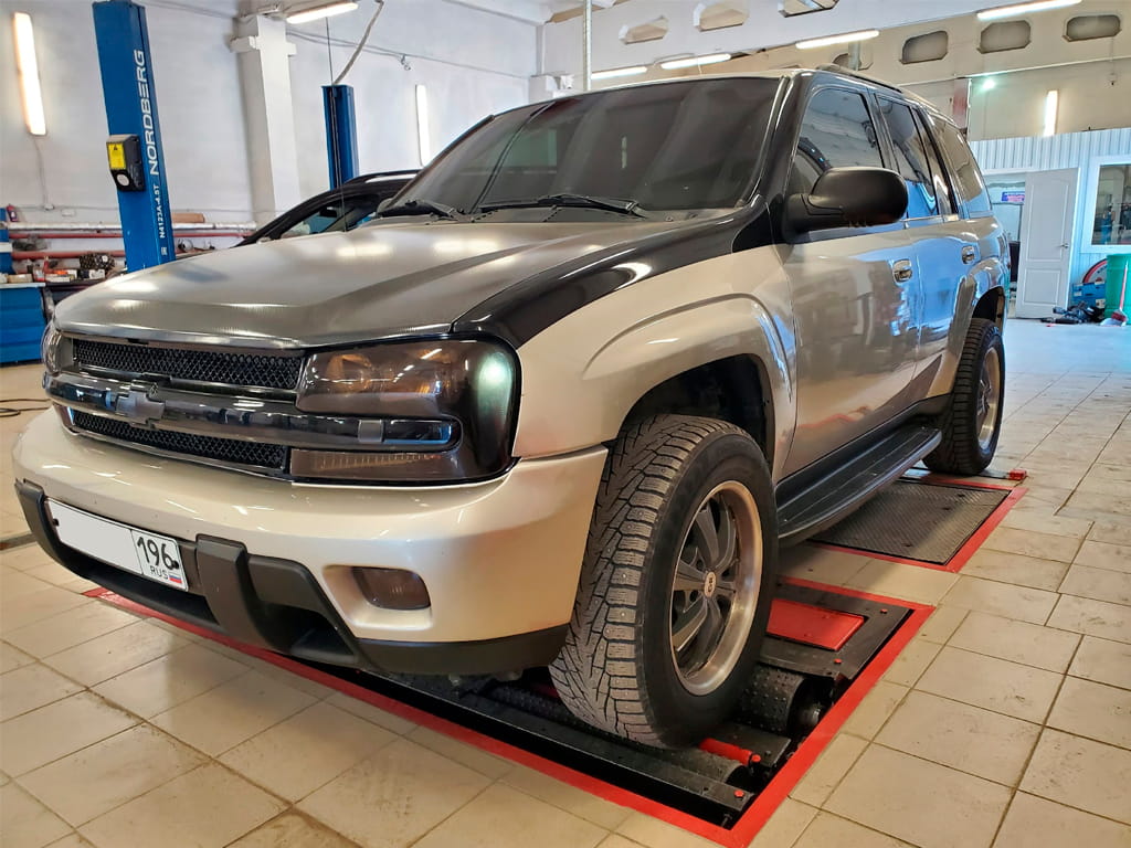 Проверка амортизаторов Chevrolet Tahoe на вибростенде