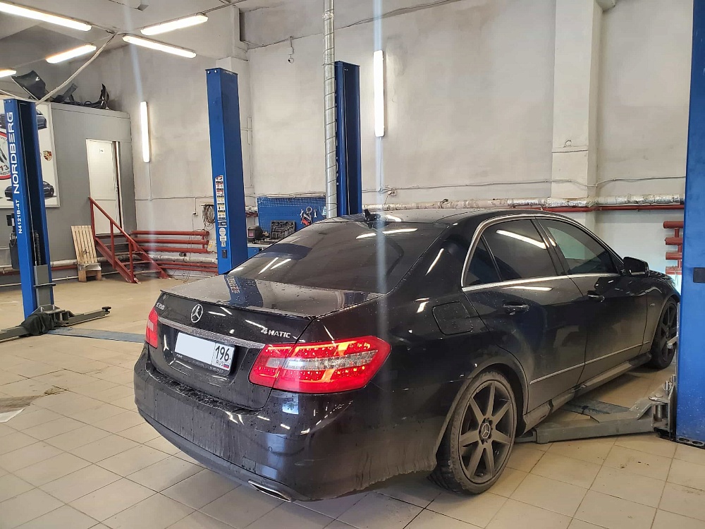 Диагностика подвески Mercedes Benz E class