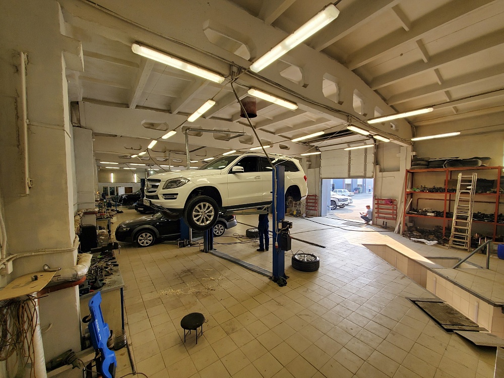 Замена пневмобаллона Mercedes-Benz