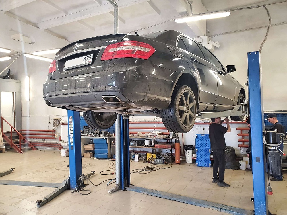 Диагностика подвески Mercedes Benz E class